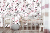 Spring Pink Flowers Floral  Wallpaper